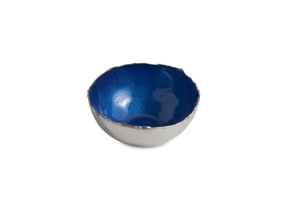 Julia Knight 4-Inch Cobalt Blue Cascade Bowl - Handcrafted Ceramic Serving Bowl