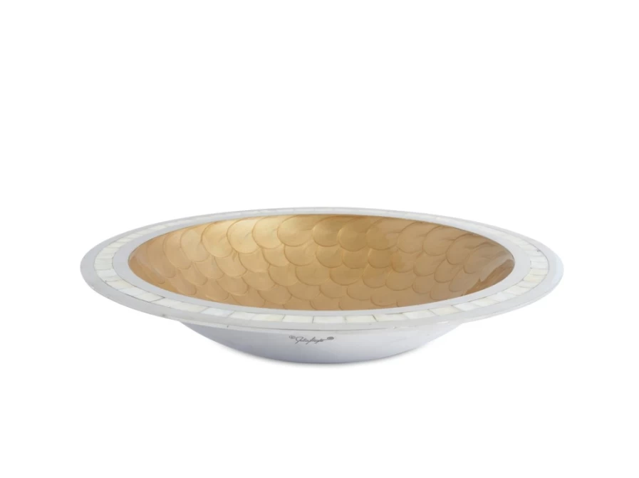 Julia Knight 15-Inch Round Classic Toffee Bowl – Elegant Serving Dish for Candy & Desserts