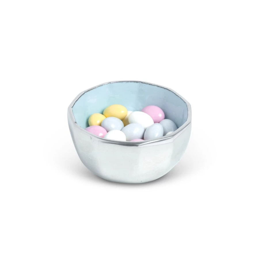 Julia Knight 4-Inch Glacial Blue Ceramic Bowl – Elegant Astra Collection